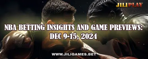 NBA Betting Insights and Game Previews: Dec 9-15, 2024